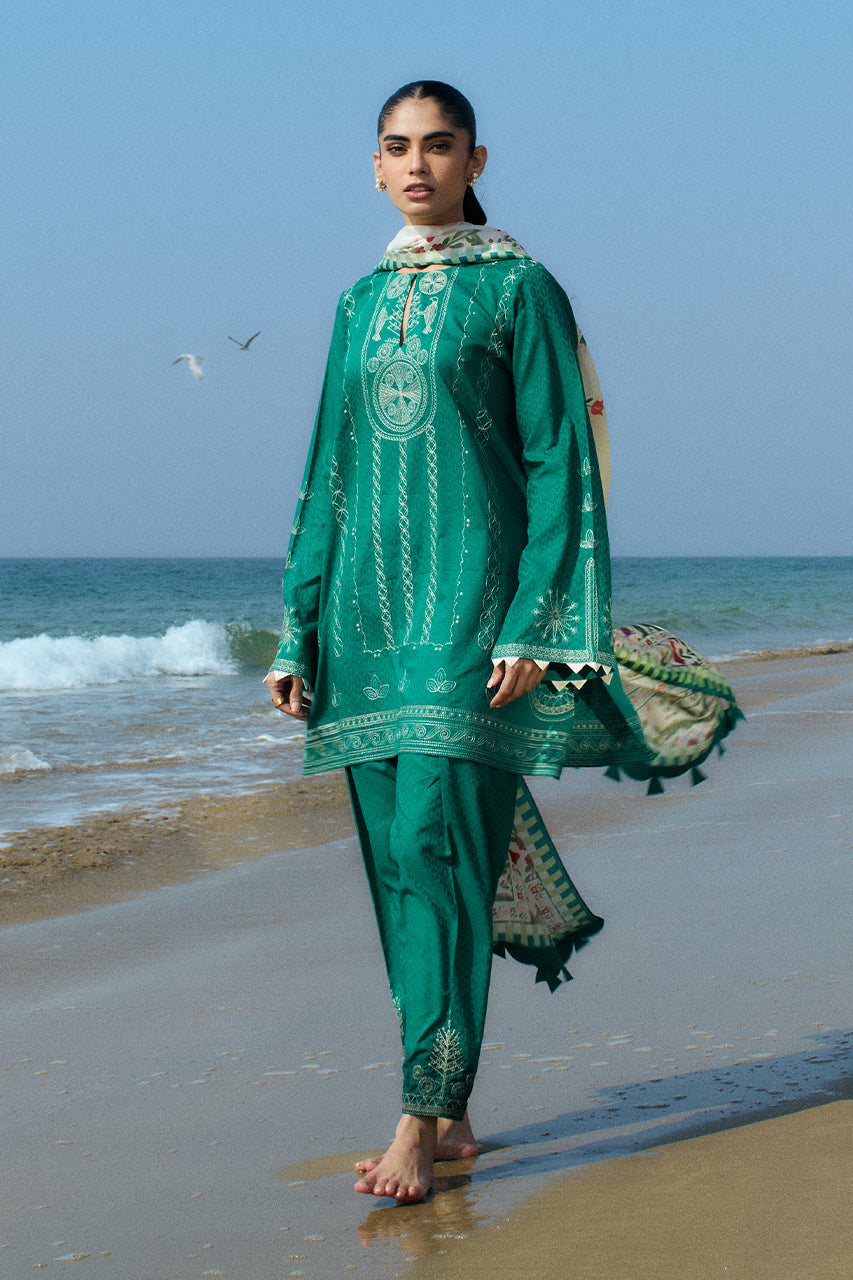 Sania Maskatiya | Luxury Lawn 25 |Tami (B) by Sania Maskatiya - Designer Dress  - Type : Ladies Clothes - Available at Libayah - 100% Original 