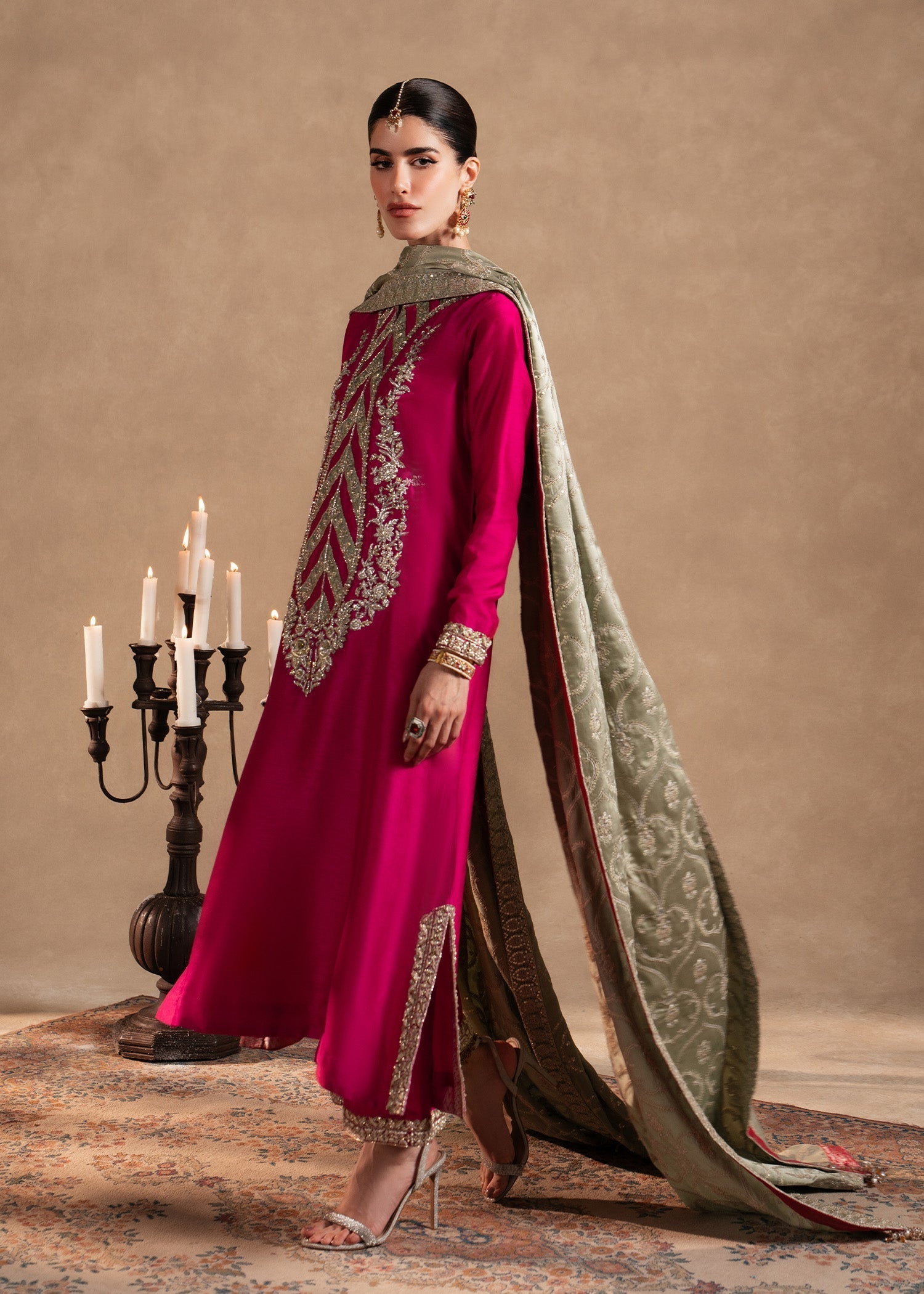 Sadaf Fawad Khan | Nafees Formals 25 | Zafeen by Sadaf Fawad Khan - Designer Dress - Type: Ladies Clothes - Available at Libayah - 100% Original