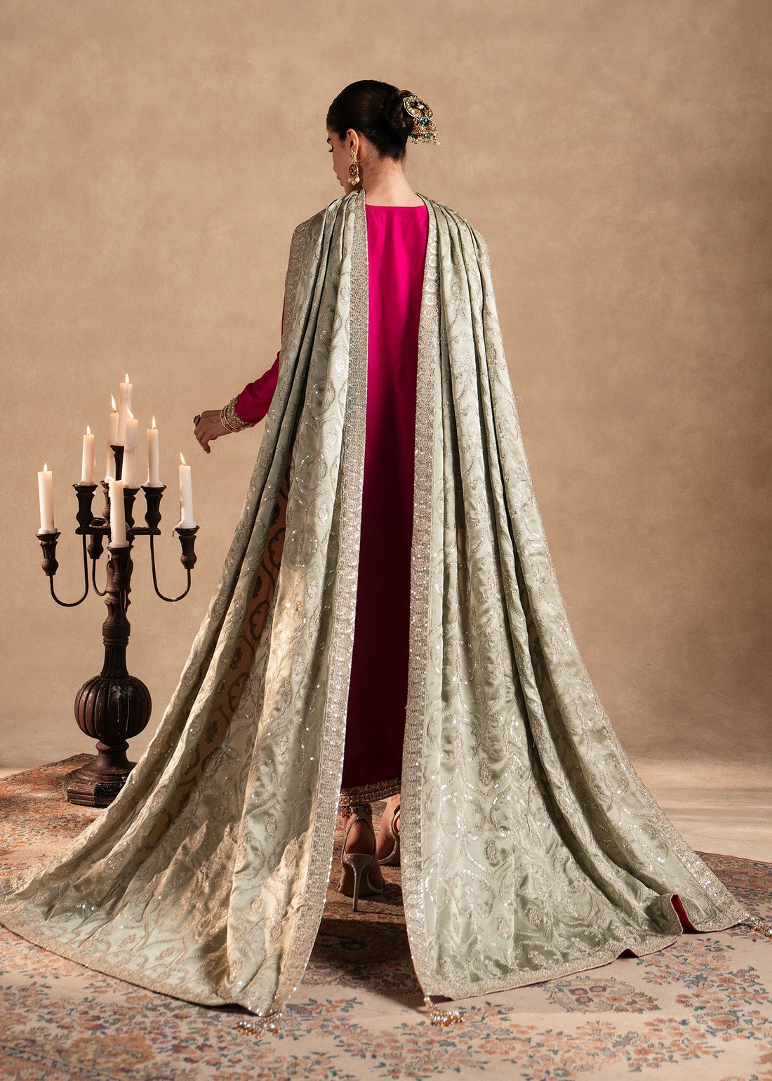 Sadaf Fawad Khan | Nafees Formals 25 | Zafeen by Sadaf Fawad Khan - Designer Dress - Type: Ladies Clothes - Available at Libayah - 100% Original