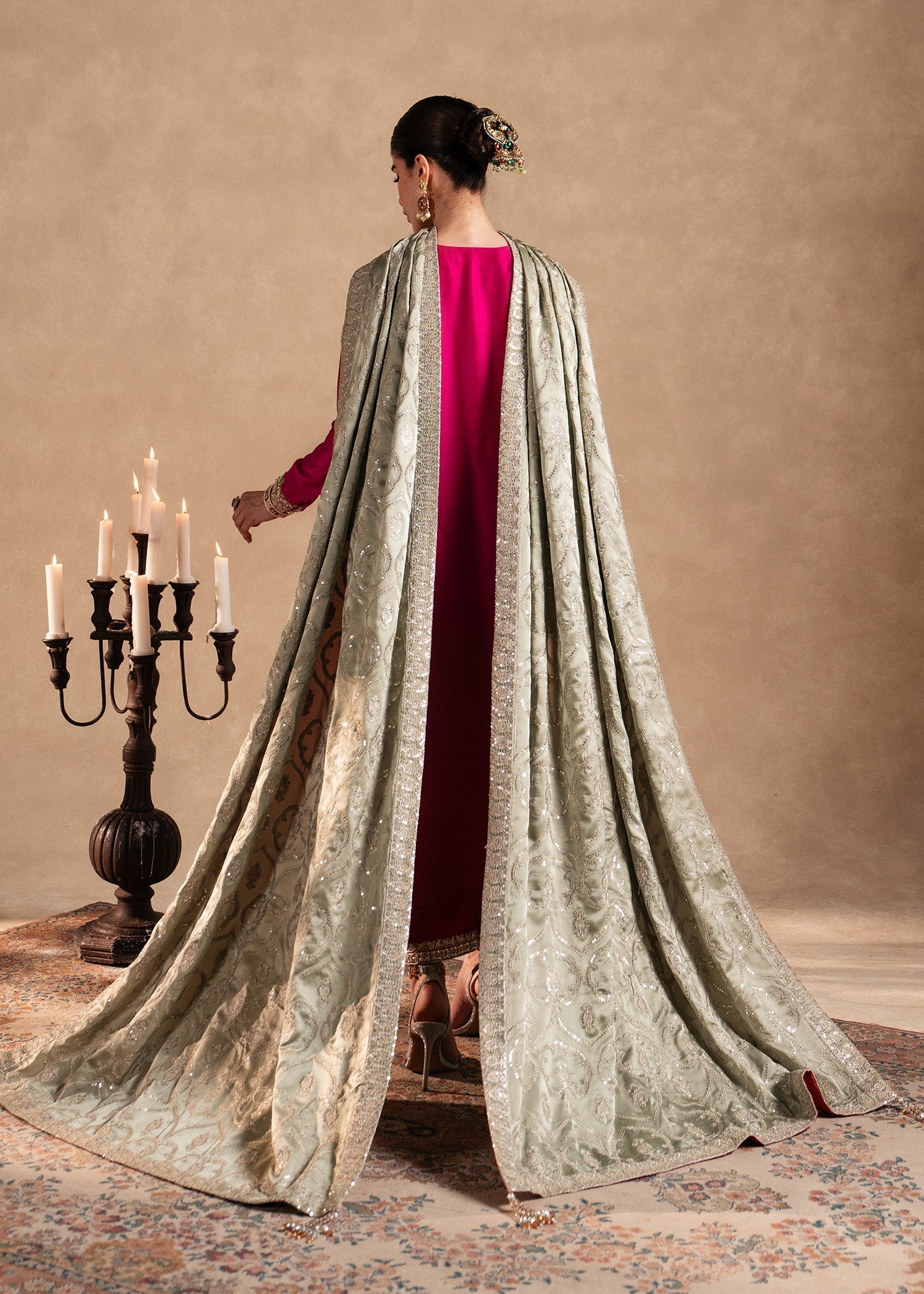 Sadaf Fawad Khan | Nafees Formals 25 | Zafeen by Sadaf Fawad Khan - Designer Dress - Type: Ladies Clothes - Available at Libayah - 100% Original