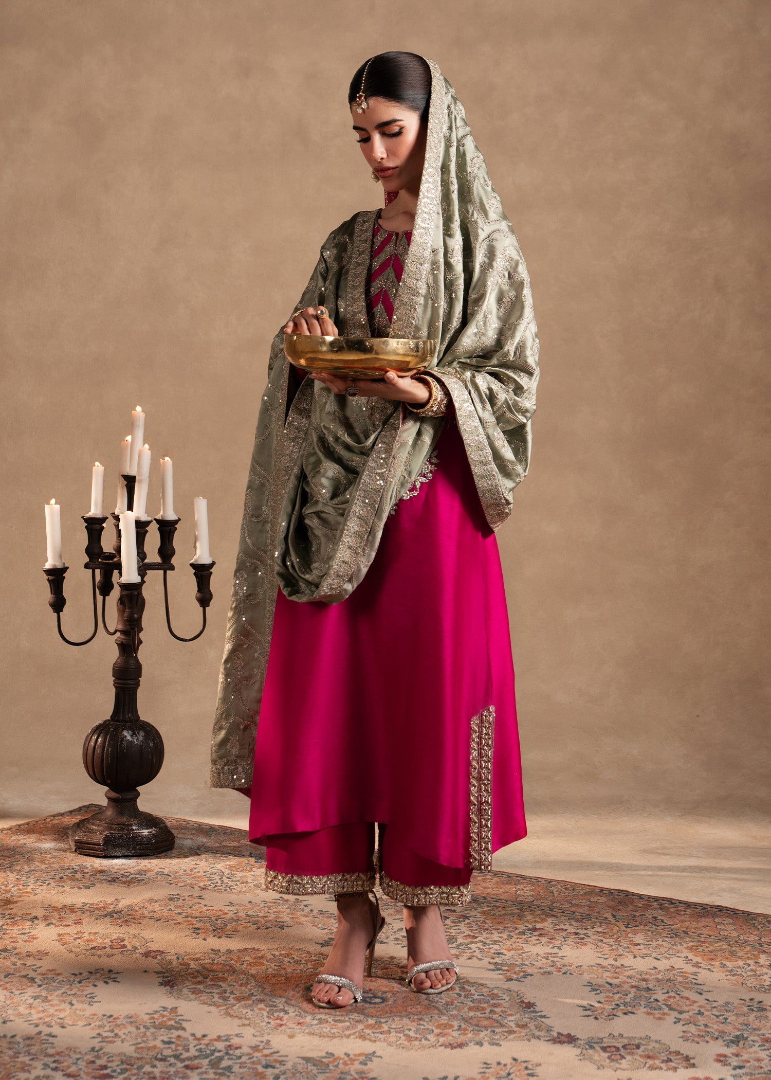Sadaf Fawad Khan | Nafees Formals 25 | Zafeen by Sadaf Fawad Khan - Designer Dress - Type: Ladies Clothes - Available at Libayah - 100% Original