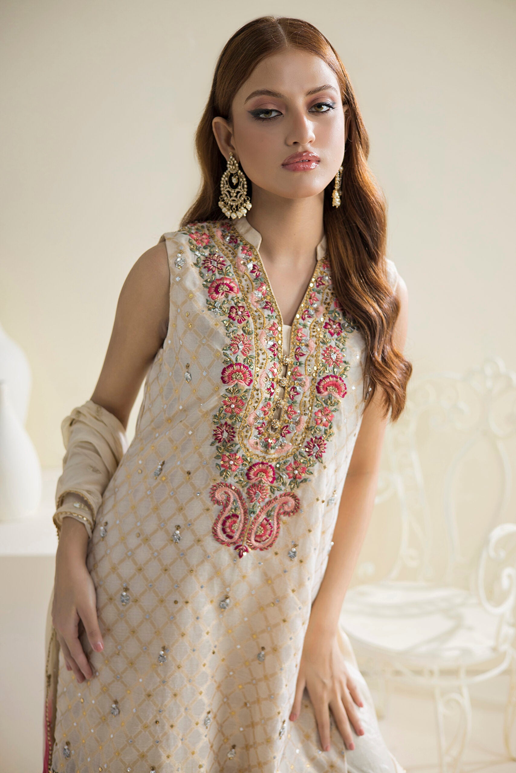 Farhat Jahan | Luxury Pret | Chaandni by Farhat Jahan - Designer Dress - Type: Ladies Clothes - Available at Libayah - 100% Original