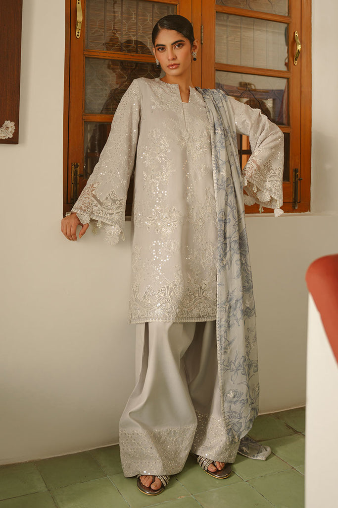 Cross Stitch | Luxe Atelier 25 | GRAY DAWN by Cross Stitch - Designer Dress - Type: Ladies Clothes - Available at Libayah - 100% Original