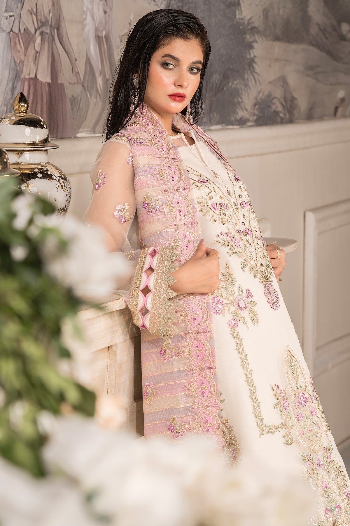 Imrozia Premium | Dilkash Formals | IP-108 Saanjh by Imrozia Premium - Designer Dress - Type: Ladies Clothes - Available at Libayah - 100% Original