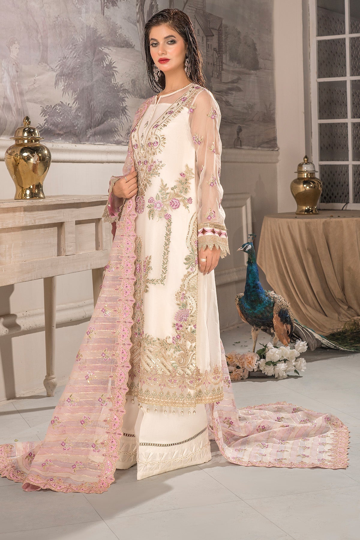 Imrozia Premium | Dilkash Formals | IP-108 Saanjh by Imrozia Premium - Designer Dress - Type: Ladies Clothes - Available at Libayah - 100% Original