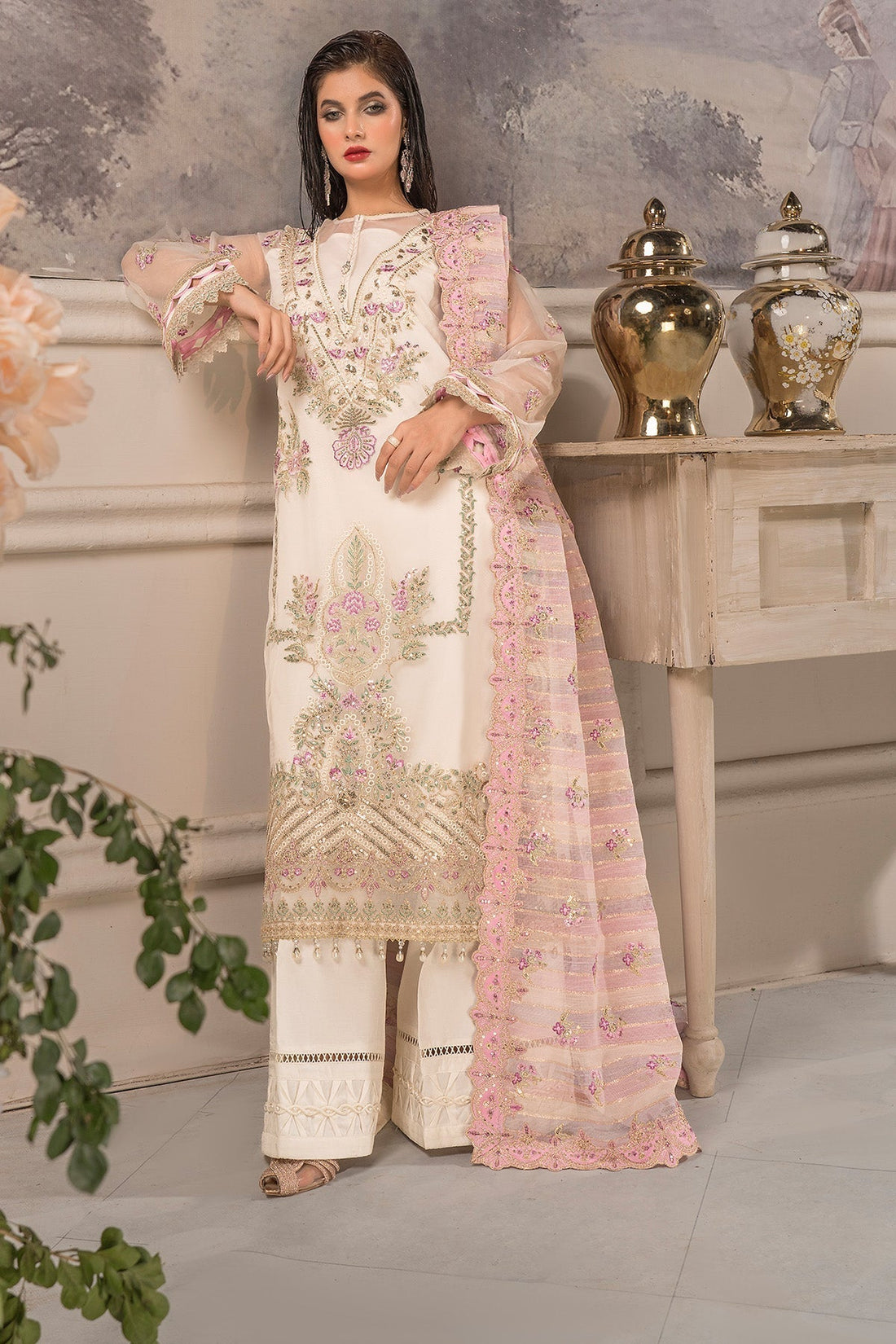Imrozia Premium | Dilkash Formals | IP-108 Saanjh by Imrozia Premium - Designer Dress - Type: Ladies Clothes - Available at Libayah - 100% Original