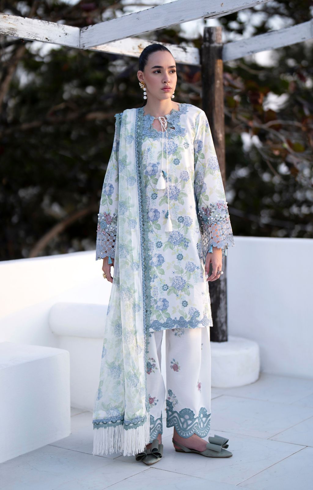 AJR Couture | Printakari Lawn 25 | Isle by AJR Couture - Designer Dress - Type: Ladies Clothes - Available at Libayah - 100% Original