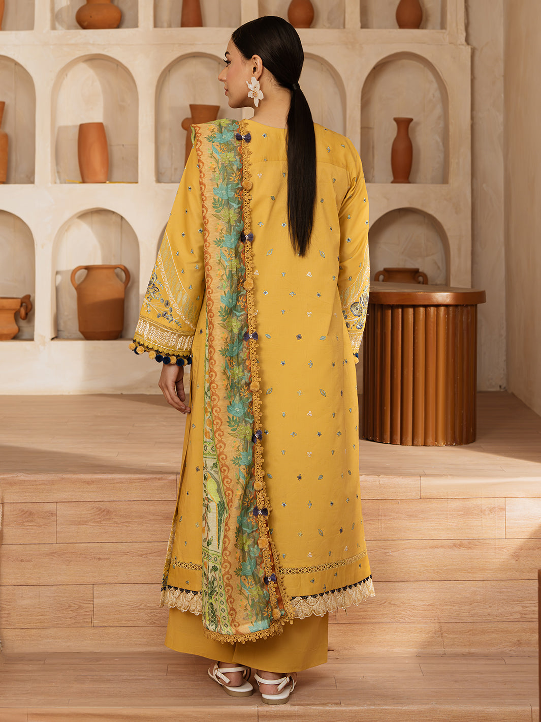 Mahnur | Florence Luxury Lawn 25 | ILENA by Mahnur - Designer Dress - Type: Ladies Clothes - Available at Libayah - 100% Original