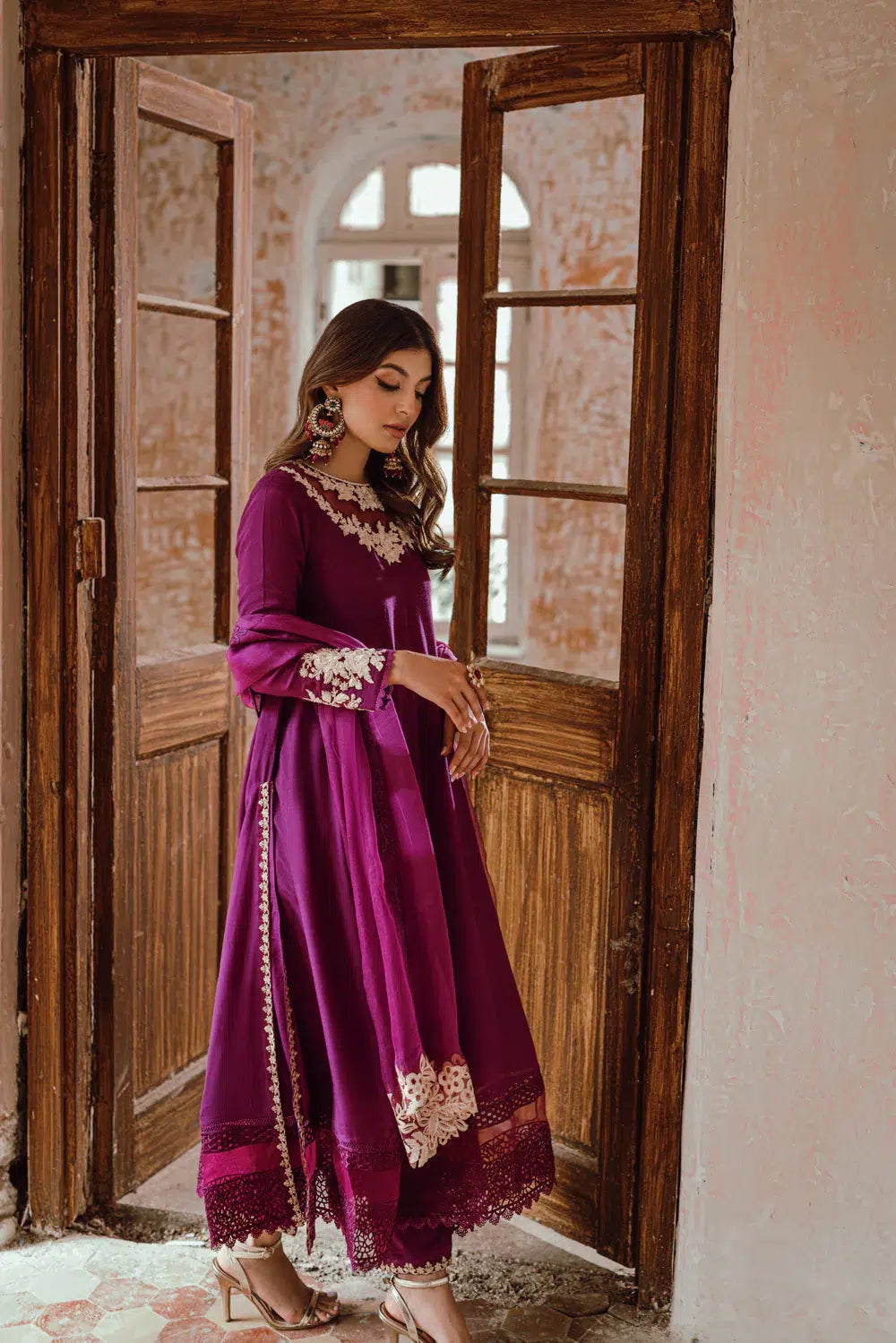 Azure | Embroidered Formals | Imperial Plum by Azure - Designer Dress - Type: Ladies Clothes - Available at Libayah - 100% Original