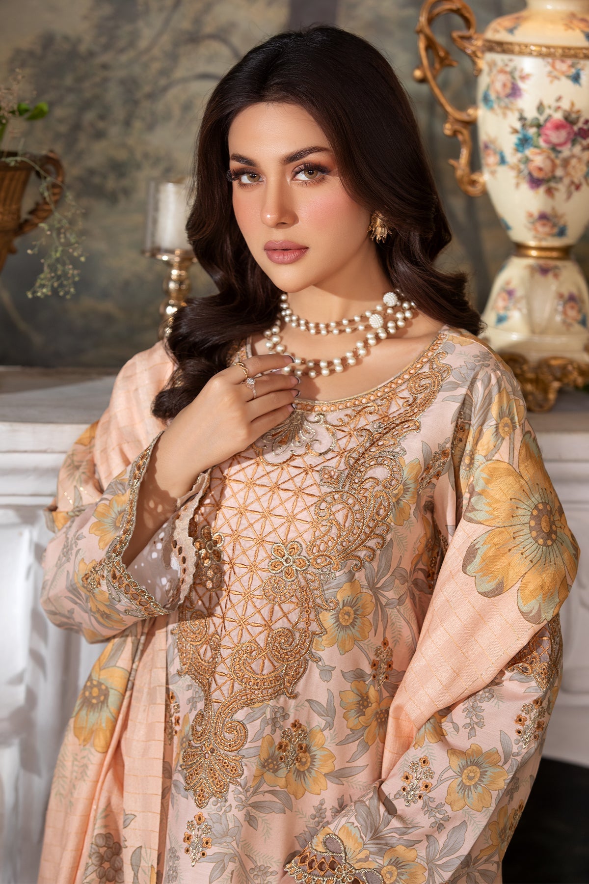 Imrozia Premium | Masakali Winter Pret | I.P-81 Jara by Libayah - Designer Dress - Type:  - Available at Libayah - 100% Original