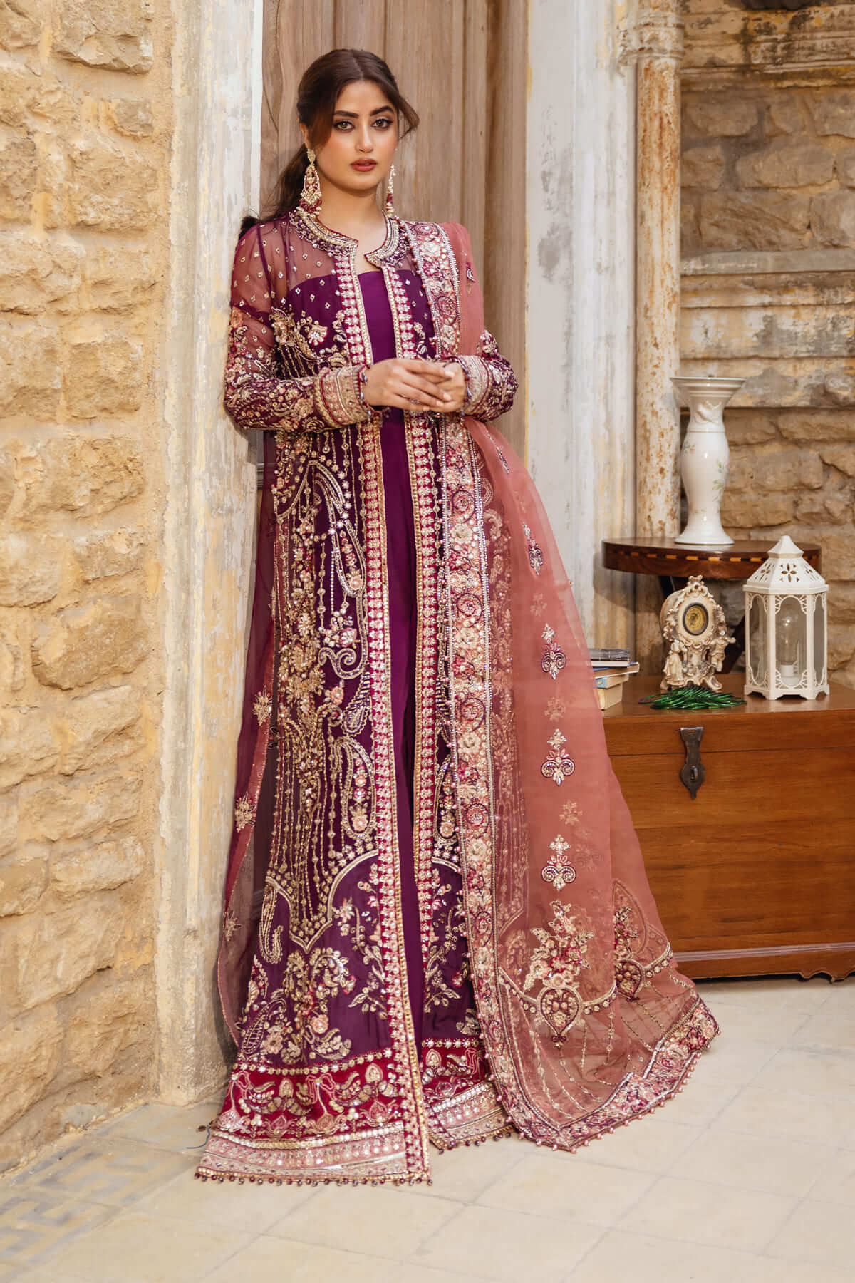 Imrozia Premium | Sajal Bridal Collection |  SB-34 Nazakat by Imrozia Premium - Designer Dress - Type: Ladies Clothes - Available at Libayah - 100% Original