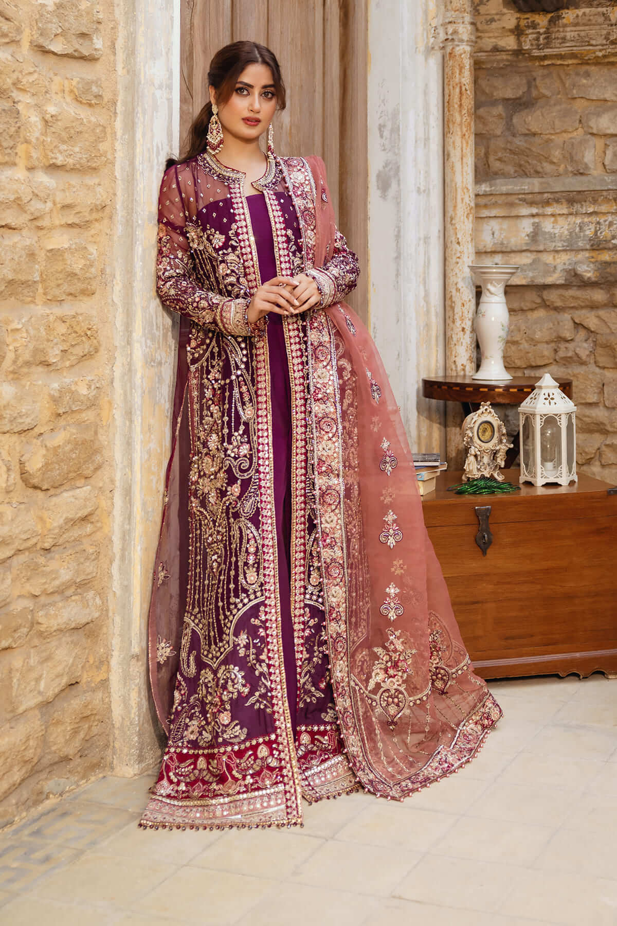 Imrozia Premium | Sajal Bridal Collection |  SB-34 Nazakat by Imrozia Premium - Designer Dress - Type: Ladies Clothes - Available at Libayah - 100% Original