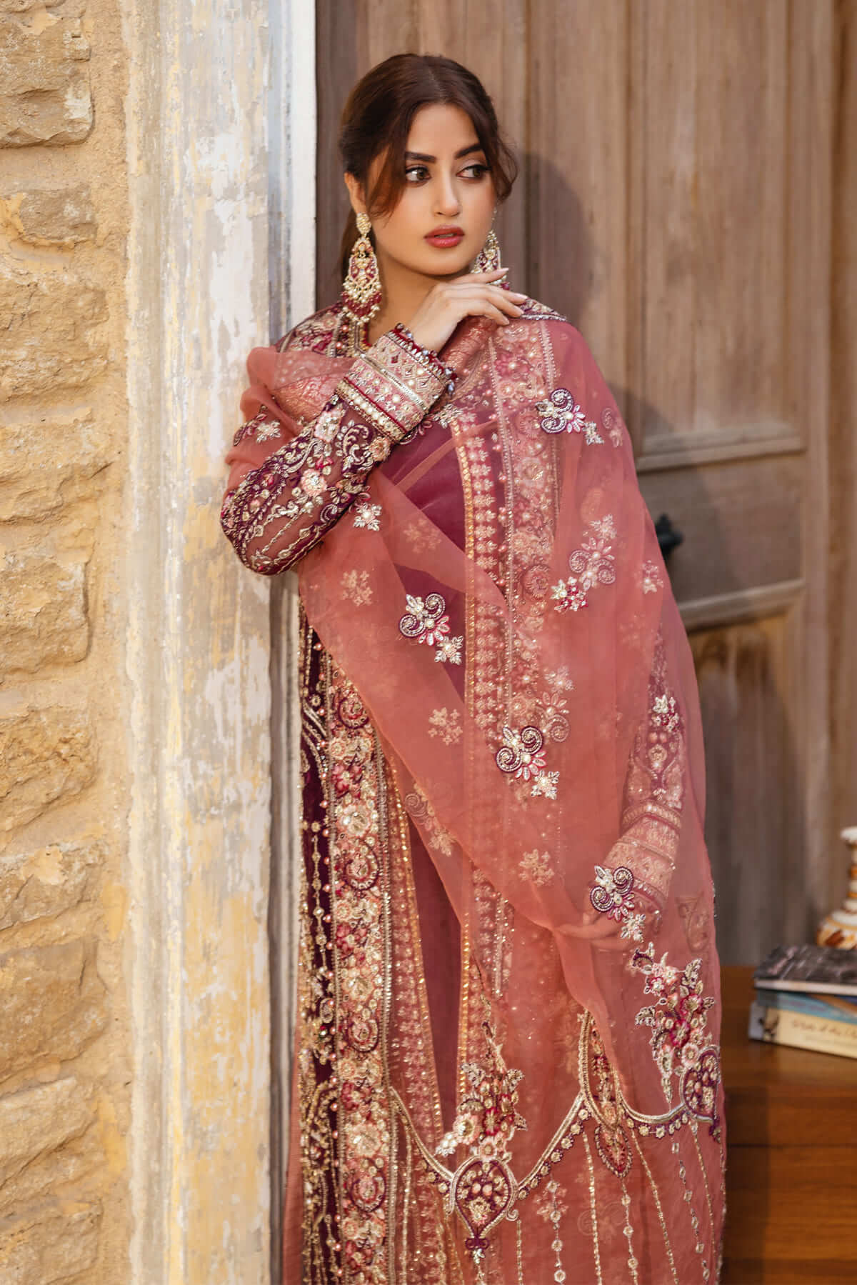 Imrozia Premium | Sajal Bridal Collection |  SB-34 Nazakat by Imrozia Premium - Designer Dress - Type: Ladies Clothes - Available at Libayah - 100% Original