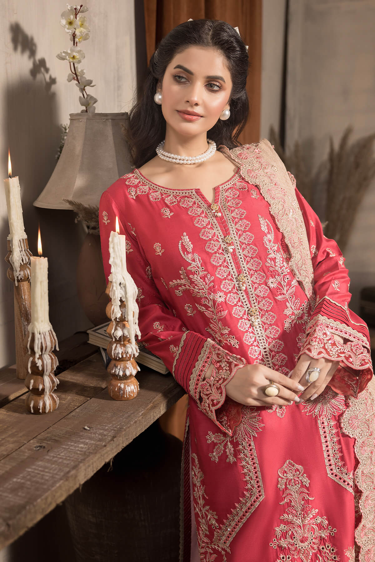 Imrozia Premium | Sehar Winter Collection | I.P-72 Yaqoot by Imrozia Premium - Designer Dress - Type: Ladies Clothes - Available at Libayah - 100% Original