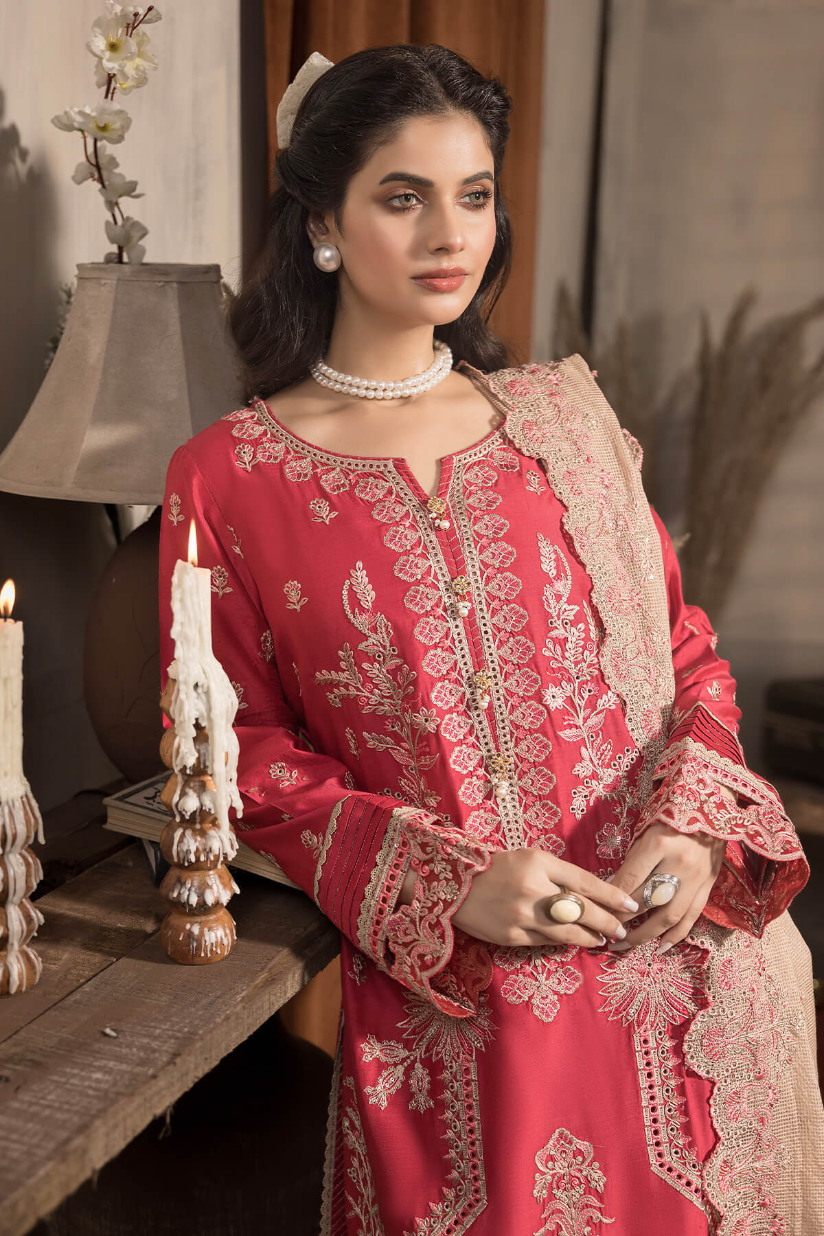 Imrozia Premium | Sehar Winter Collection | I.P-72 Yaqoot by Imrozia Premium - Designer Dress - Type: Ladies Clothes - Available at Libayah - 100% Original