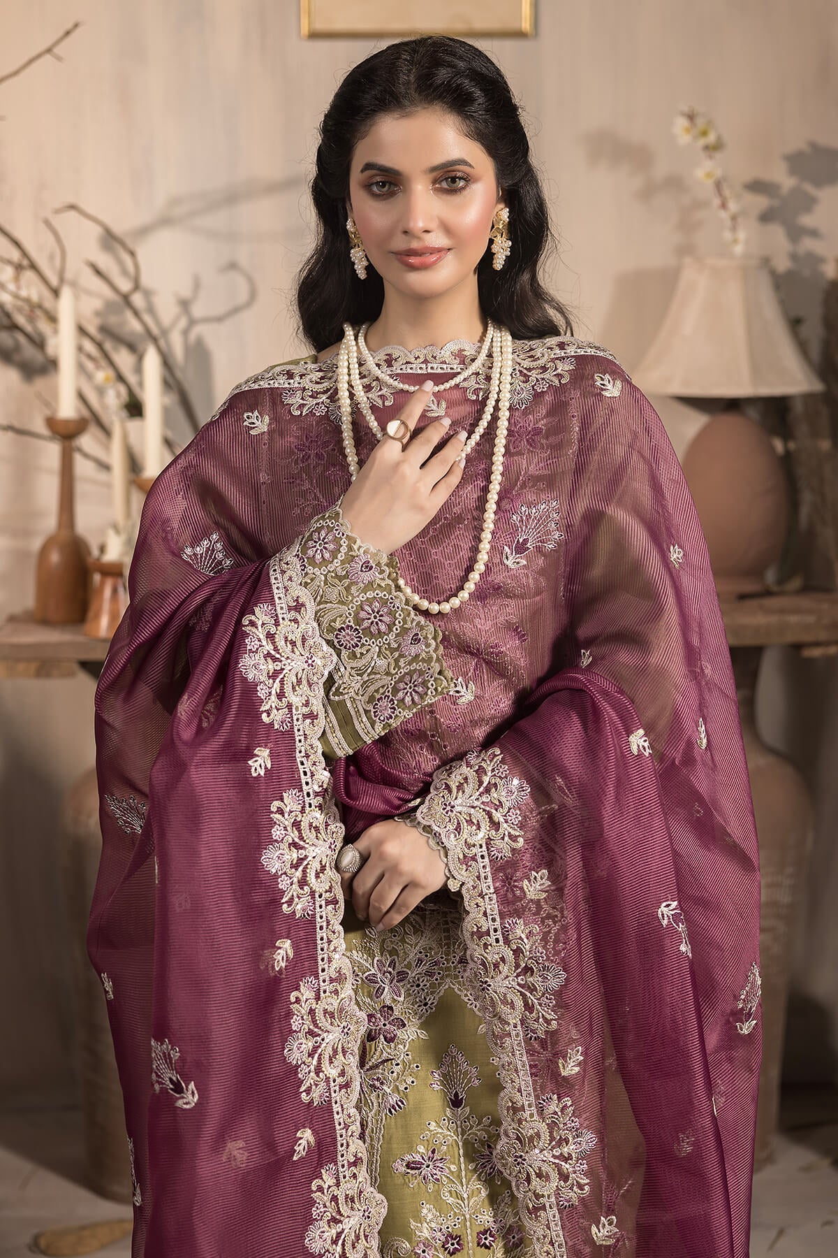 Imrozia Premium | Sehar Winter Collection | I.P-75 Abroo by Imrozia Premium - Designer Dress - Type: Ladies Clothes - Available at Libayah - 100% Original