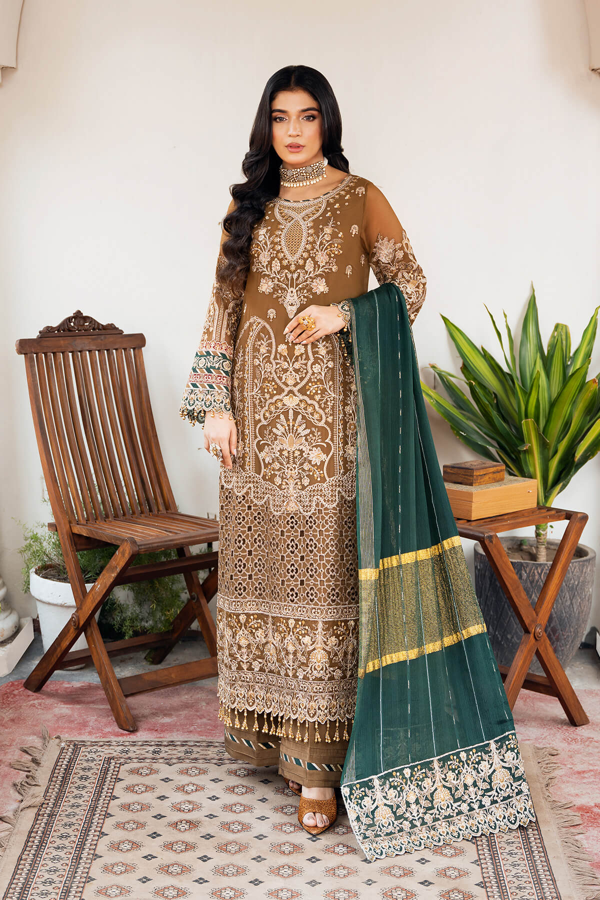 Imrozia Premium | Sitarah Luxury Chiffon 24 | I-210 Tabaan by Imrozia Premium - Designer Dress - Type: Ladies Clothes - Available at Libayah - 100% Original