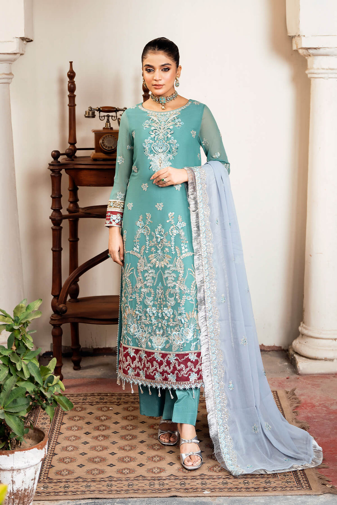 Imrozia Premium | Sitarah Luxury Chiffon 24 | I-211 Nikhat by Imrozia Premium - Designer Dress - Type: Ladies Clothes - Available at Libayah - 100% Original