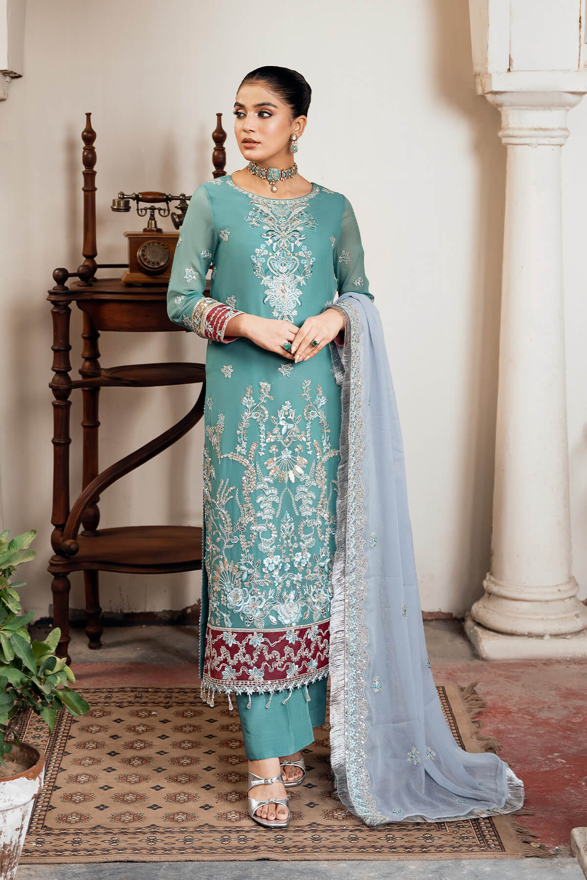 Imrozia Premium | Sitarah Luxury Chiffon 24 | I-211 Nikhat by Imrozia Premium - Designer Dress - Type: Ladies Clothes - Available at Libayah - 100% Original