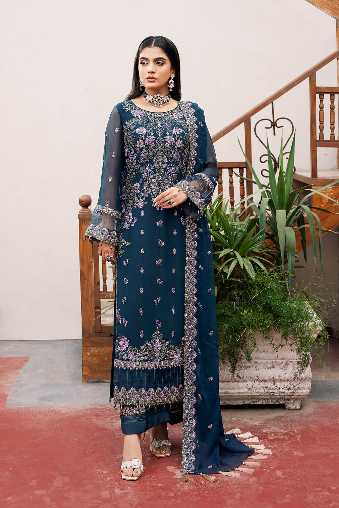 Imrozia Premium | Sitarah Luxury Chiffon 24 | I-212 Chamak by Imrozia Premium - Designer Dress - Type: Ladies Clothes - Available at Libayah - 100% Original