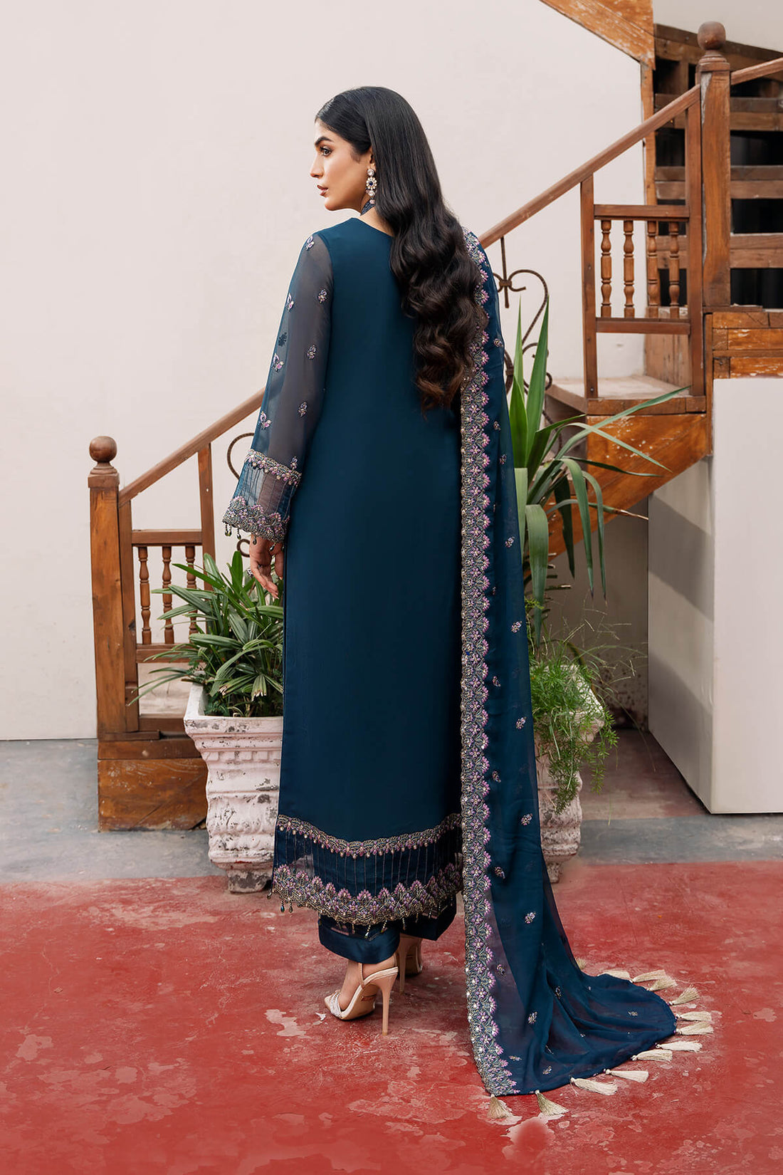 Imrozia Premium | Sitarah Luxury Chiffon 24 | I-212 Chamak by Imrozia Premium - Designer Dress - Type: Ladies Clothes - Available at Libayah - 100% Original
