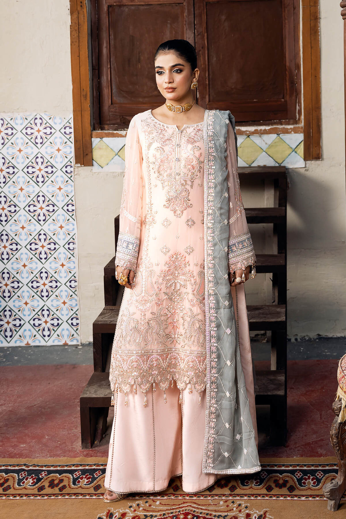 Imrozia Premium | Sitarah Luxury Chiffon 24 | I-213 Roshnayi by Imrozia Premium - Designer Dress - Type: Ladies Clothes - Available at Libayah - 100% Original