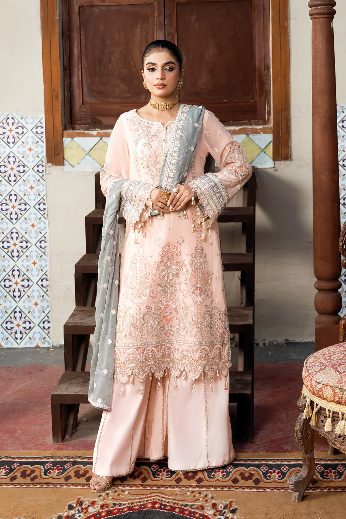 Imrozia Premium | Sitarah Luxury Chiffon 24 | I-213 Roshnayi by Imrozia Premium - Designer Dress - Type: Ladies Clothes - Available at Libayah - 100% Original