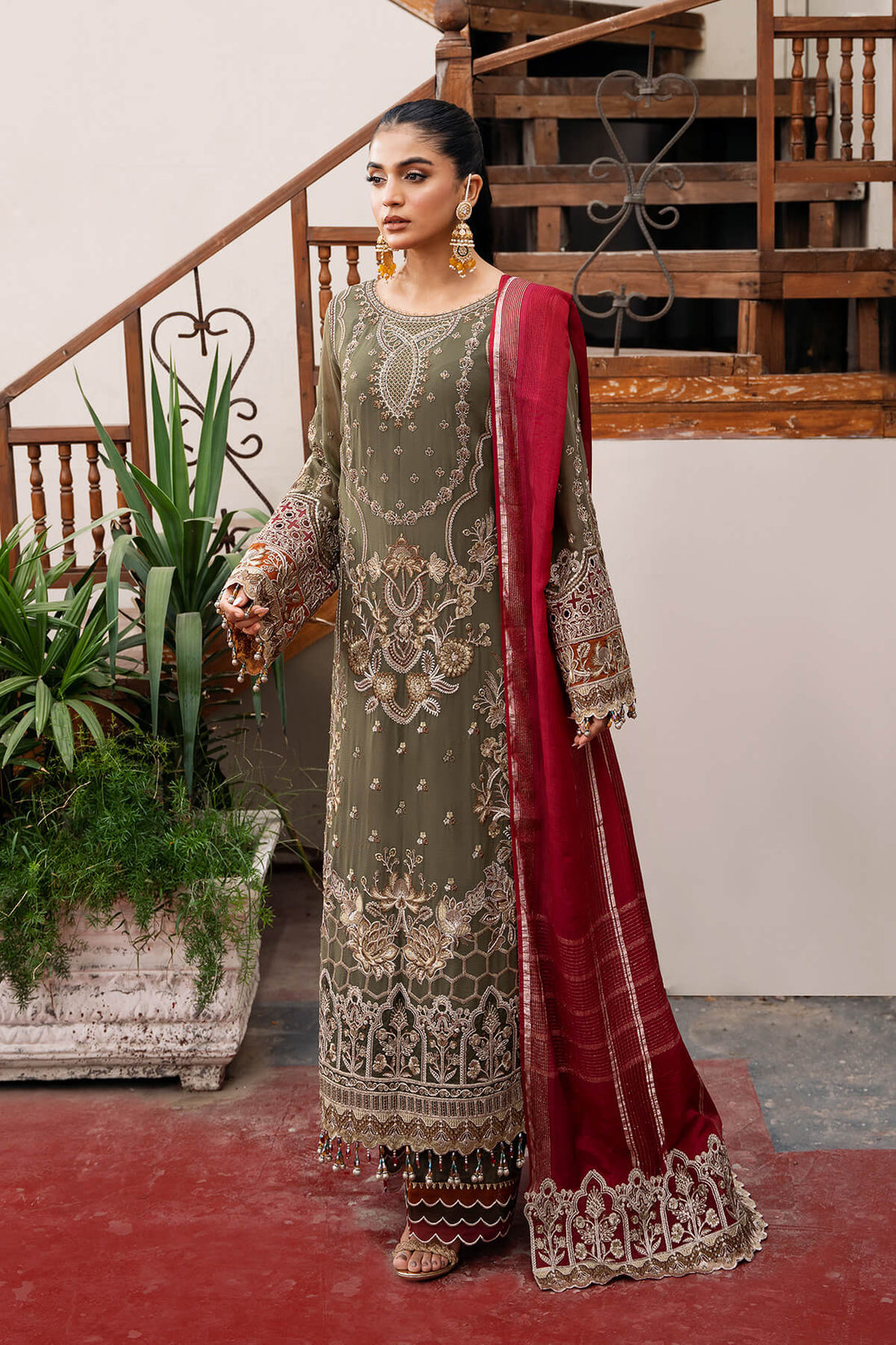 Imrozia Premium | Sitarah Luxury Chiffon 24 | I-214 Chaandni by Imrozia Premium - Designer Dress - Type: Ladies Clothes - Available at Libayah - 100% Original