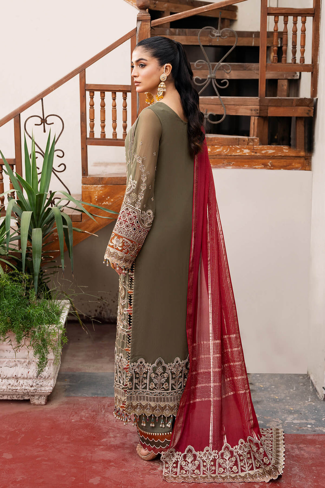 Imrozia Premium | Sitarah Luxury Chiffon 24 | I-214 Chaandni by Imrozia Premium - Designer Dress - Type: Ladies Clothes - Available at Libayah - 100% Original