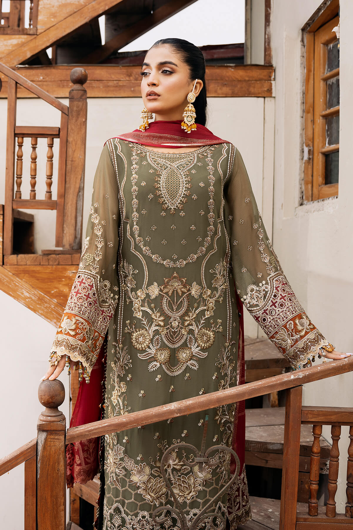 Imrozia Premium | Sitarah Luxury Chiffon 24 | I-214 Chaandni by Imrozia Premium - Designer Dress - Type: Ladies Clothes - Available at Libayah - 100% Original