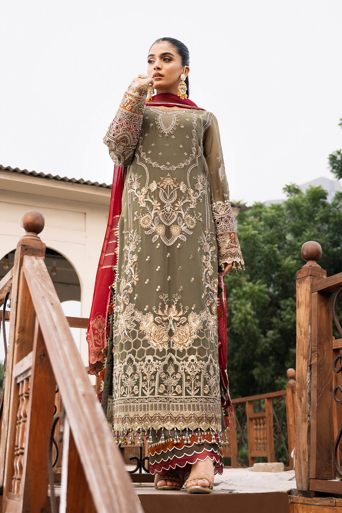 Imrozia Premium | Sitarah Luxury Chiffon 24 | I-214 Chaandni by Imrozia Premium - Designer Dress - Type: Ladies Clothes - Available at Libayah - 100% Original