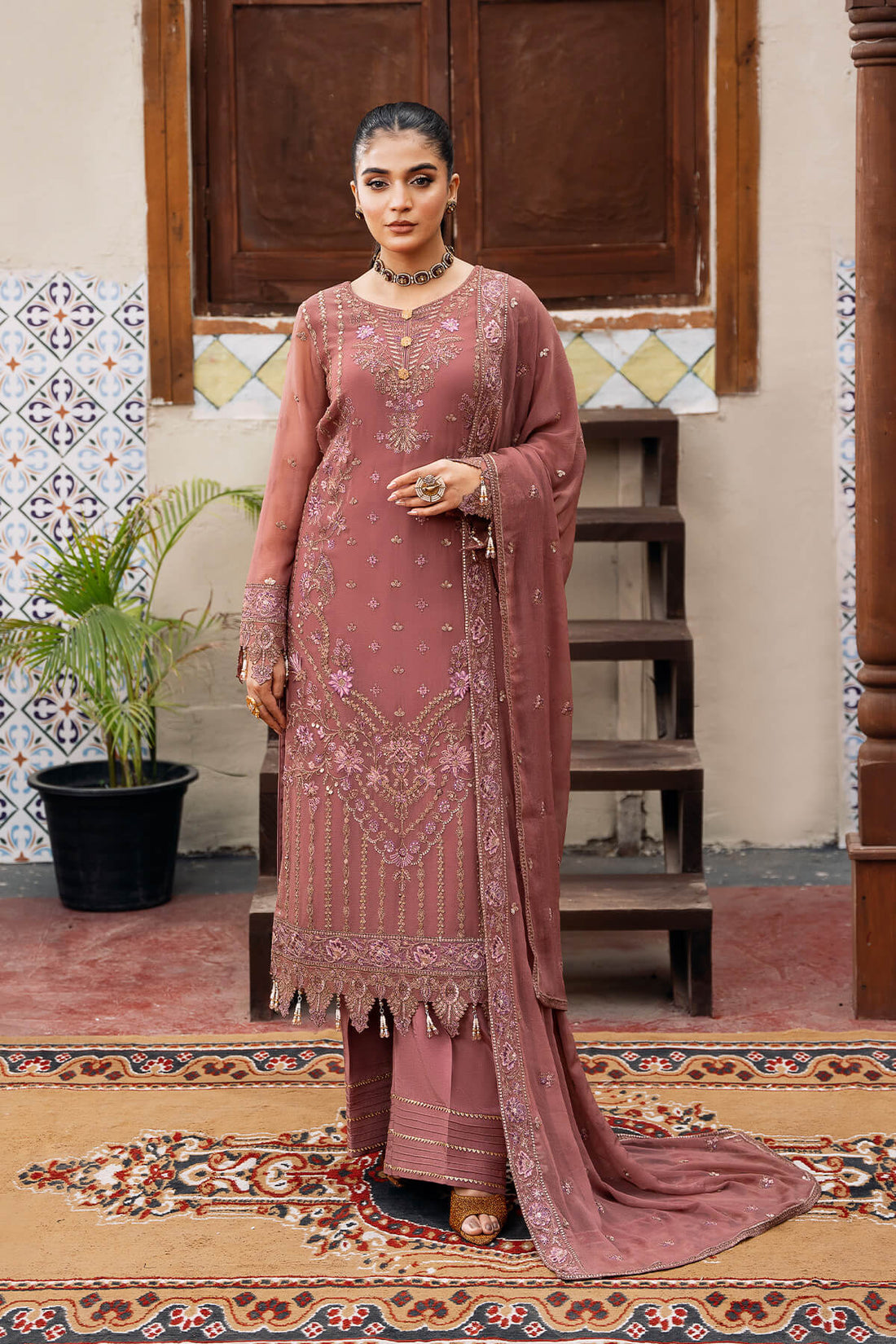 Imrozia Premium | Sitarah Luxury Chiffon 24 | I-216 Parnoor by Imrozia Premium - Designer Dress - Type: Ladies Clothes - Available at Libayah - 100% Original