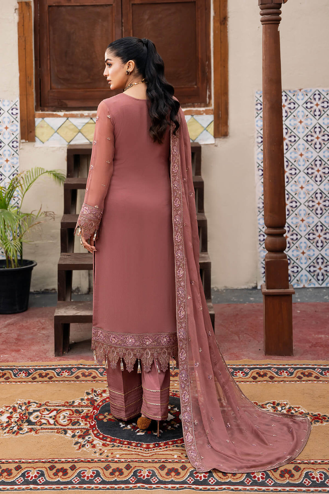 Imrozia Premium | Sitarah Luxury Chiffon 24 | I-216 Parnoor by Imrozia Premium - Designer Dress - Type: Ladies Clothes - Available at Libayah - 100% Original