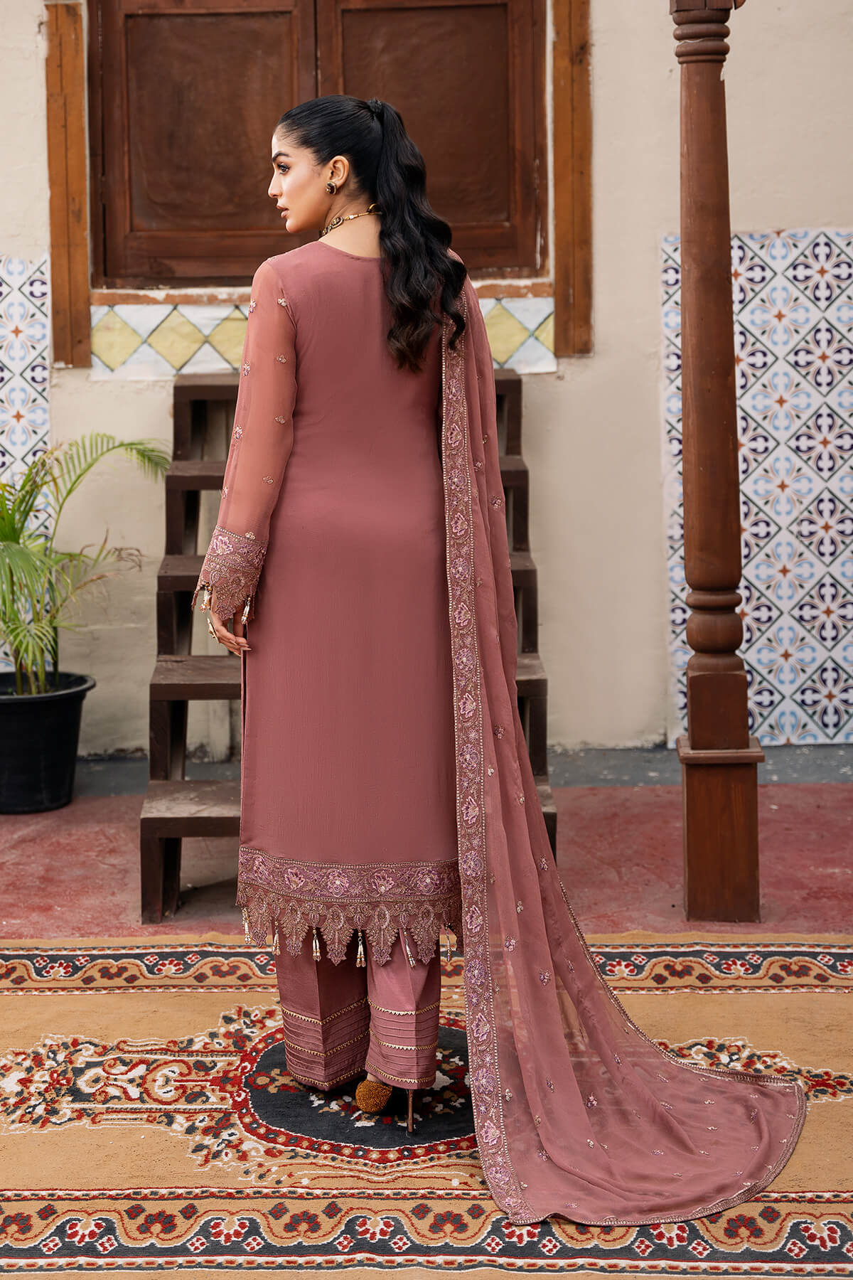 Imrozia Premium | Sitarah Luxury Chiffon 24 | I-216 Parnoor by Imrozia Premium - Designer Dress - Type: Ladies Clothes - Available at Libayah - 100% Original