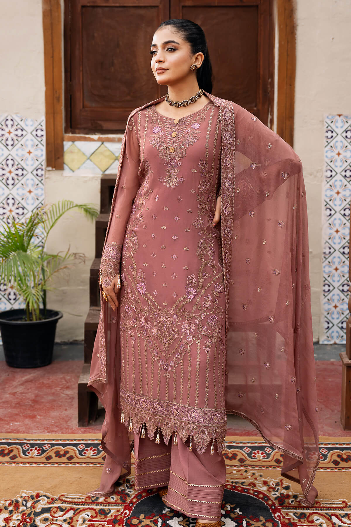 Imrozia Premium | Sitarah Luxury Chiffon 24 | I-216 Parnoor by Imrozia Premium - Designer Dress - Type: Ladies Clothes - Available at Libayah - 100% Original