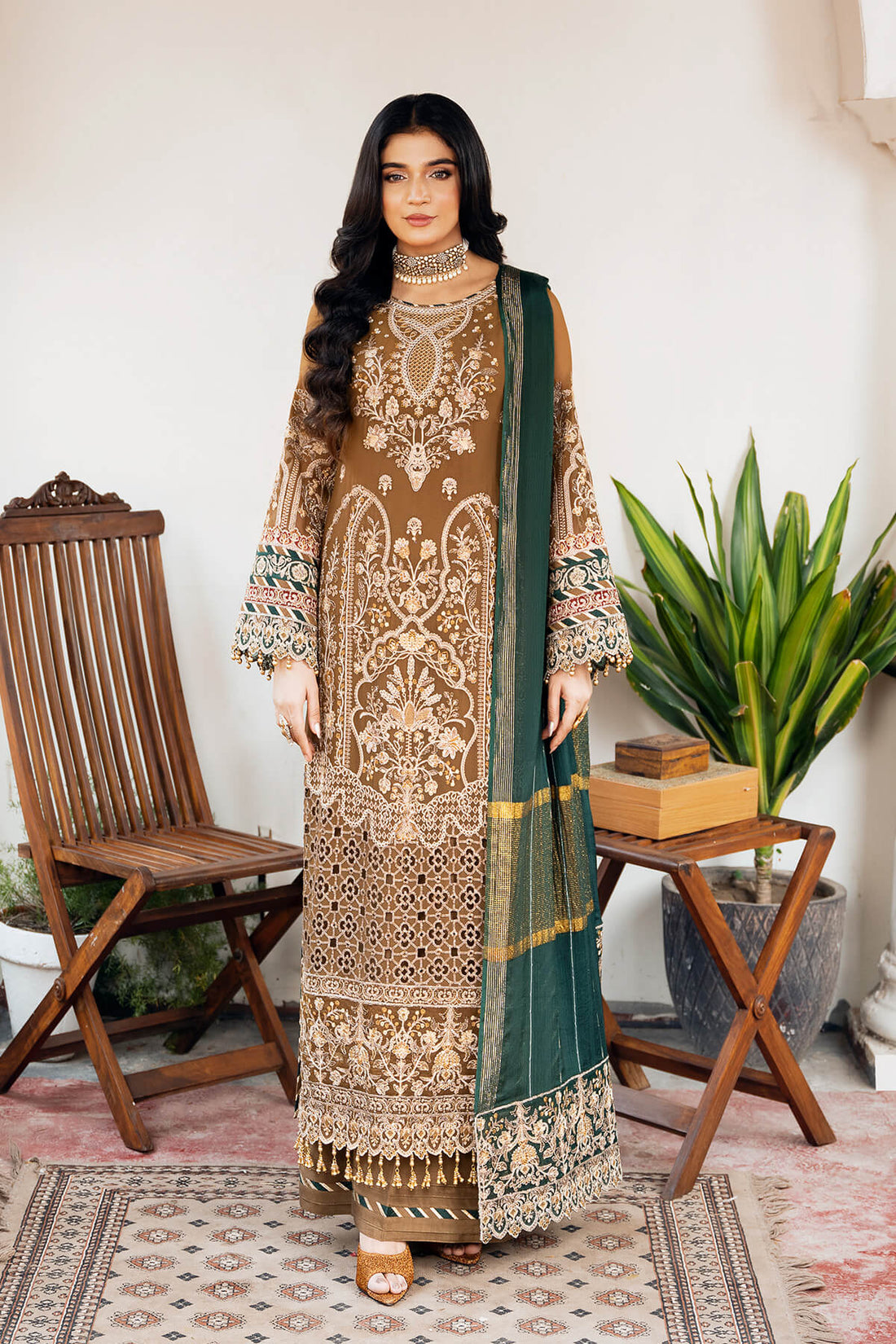 Imrozia Premium | Sitarah Luxury Chiffon 24 | I-210 Tabaan by Imrozia Premium - Designer Dress - Type: Ladies Clothes - Available at Libayah - 100% Original