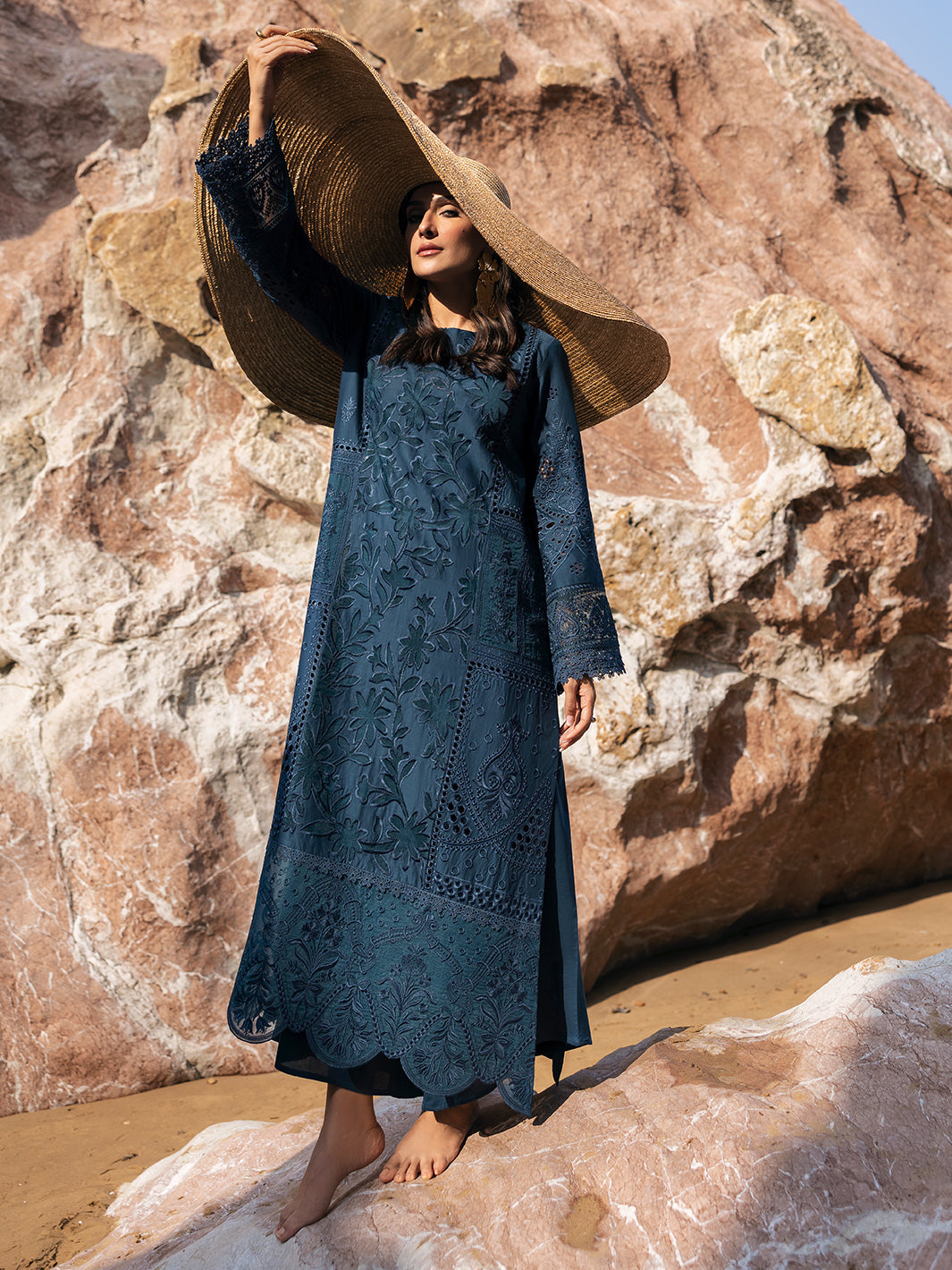 Mahnur | Sirena Luxury Lawn 25 | Iris by Mahnur - Designer Dress - Type: Ladies Clothes - Available at Libayah - 100% Original
