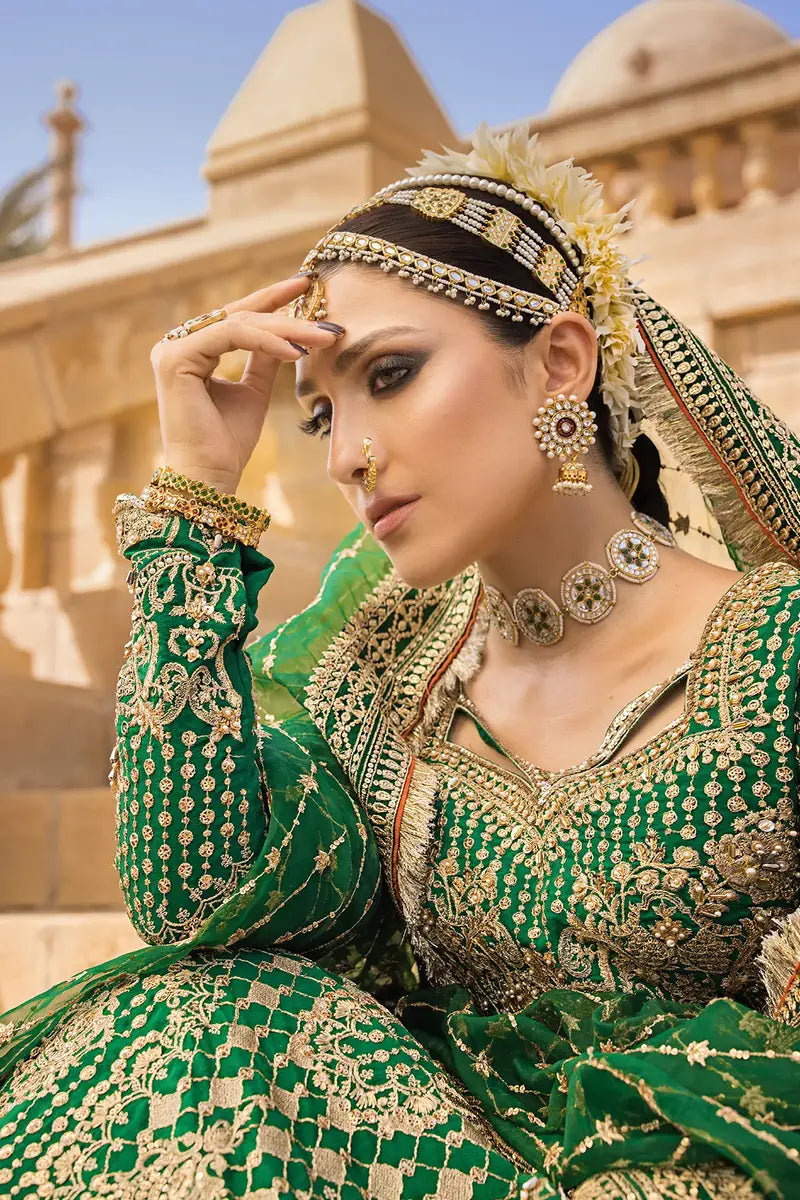 Erum Khan | Jahan Wedding 23 | Pakeezah by Erum Khan - Designer Dress  - Type : Wedding Dress - Available at Libayah - 100% Original 
