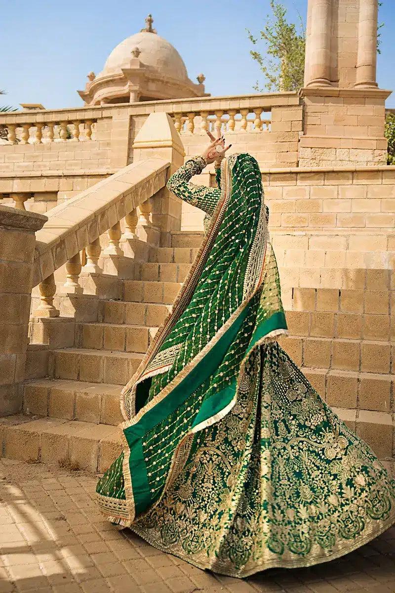 Erum Khan | Jahan Wedding 23 | Pakeezah by Erum Khan - Designer Dress  - Type : Wedding Dress - Available at Libayah - 100% Original 