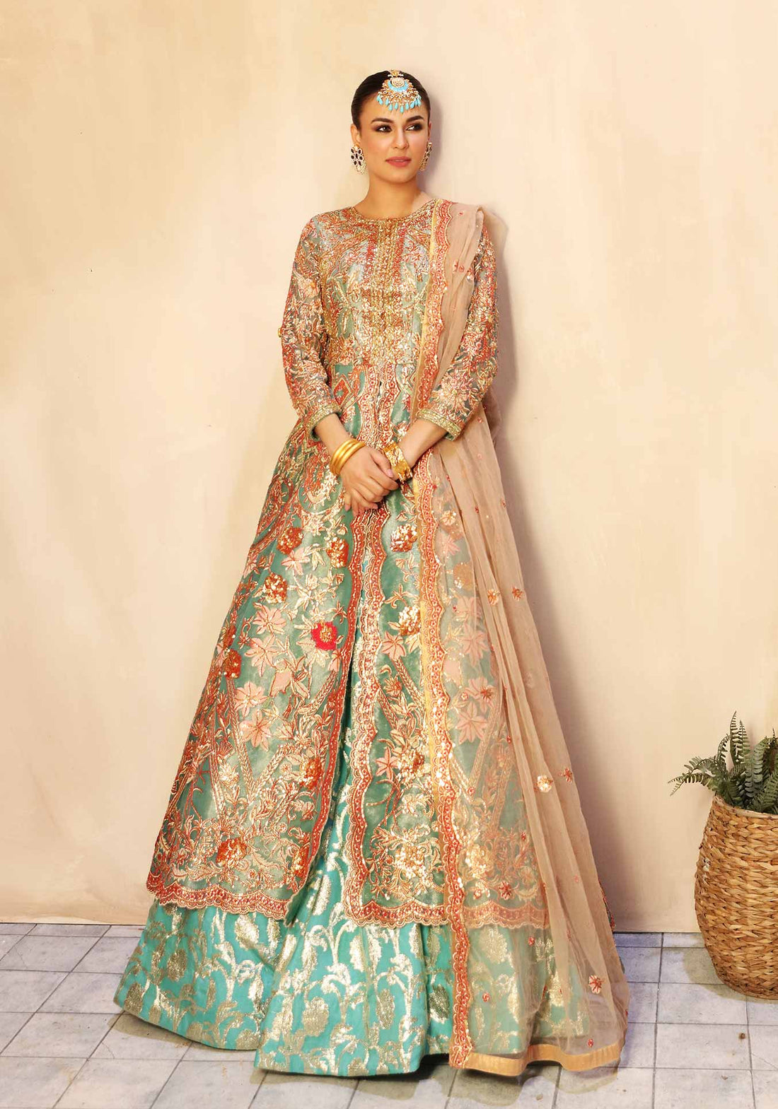 Waqas Shah | Ishq Naama | MARIGOLD by Waqas Shah - Designer Dress - Type: Ladies Clothes - Available at Libayah - 100% Original
