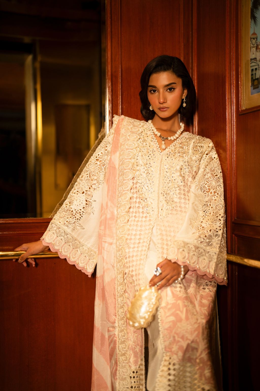 AJR Couture | Cutwork Edit 24 | IVOOR by AJR Couture - Designer Dress - Type: Ladies Clothes - Available at Libayah - 100% Original