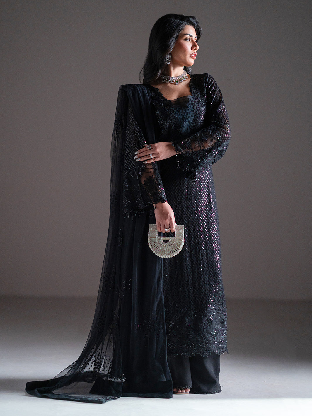 Izel | Stardust Luxury Collection | SLC-014-Zelie by Izel - Designer Dress - Type: Ladies Clothes - Available at Libayah - 100% Original