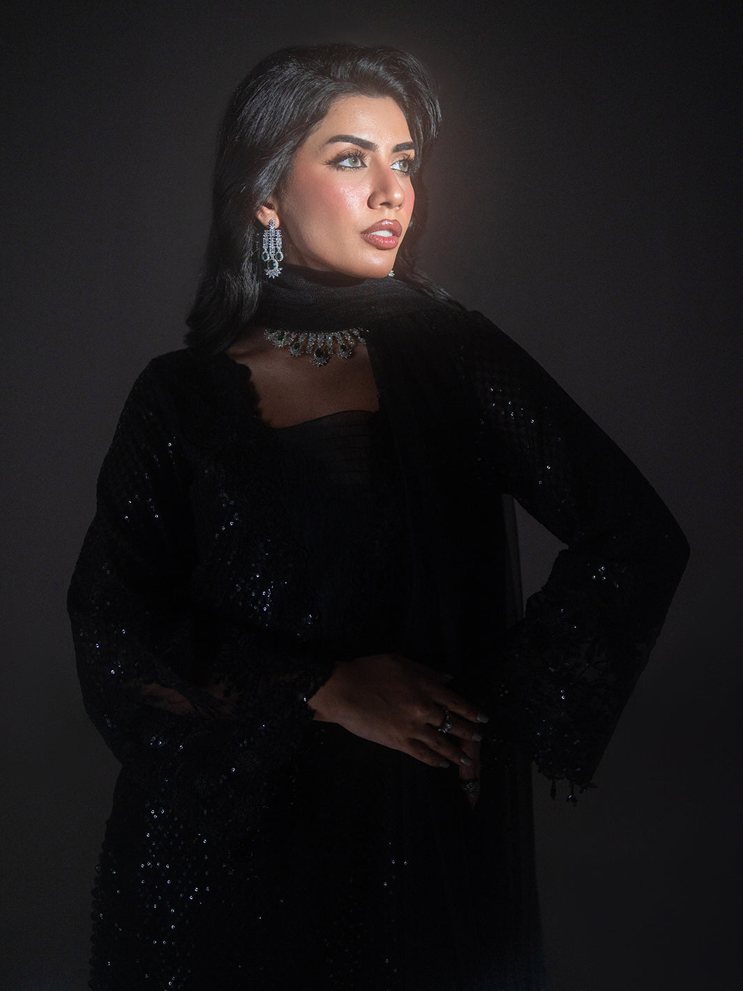 Izel | Stardust Luxury Collection | SLC-014-Zelie by Izel - Designer Dress - Type: Ladies Clothes - Available at Libayah - 100% Original
