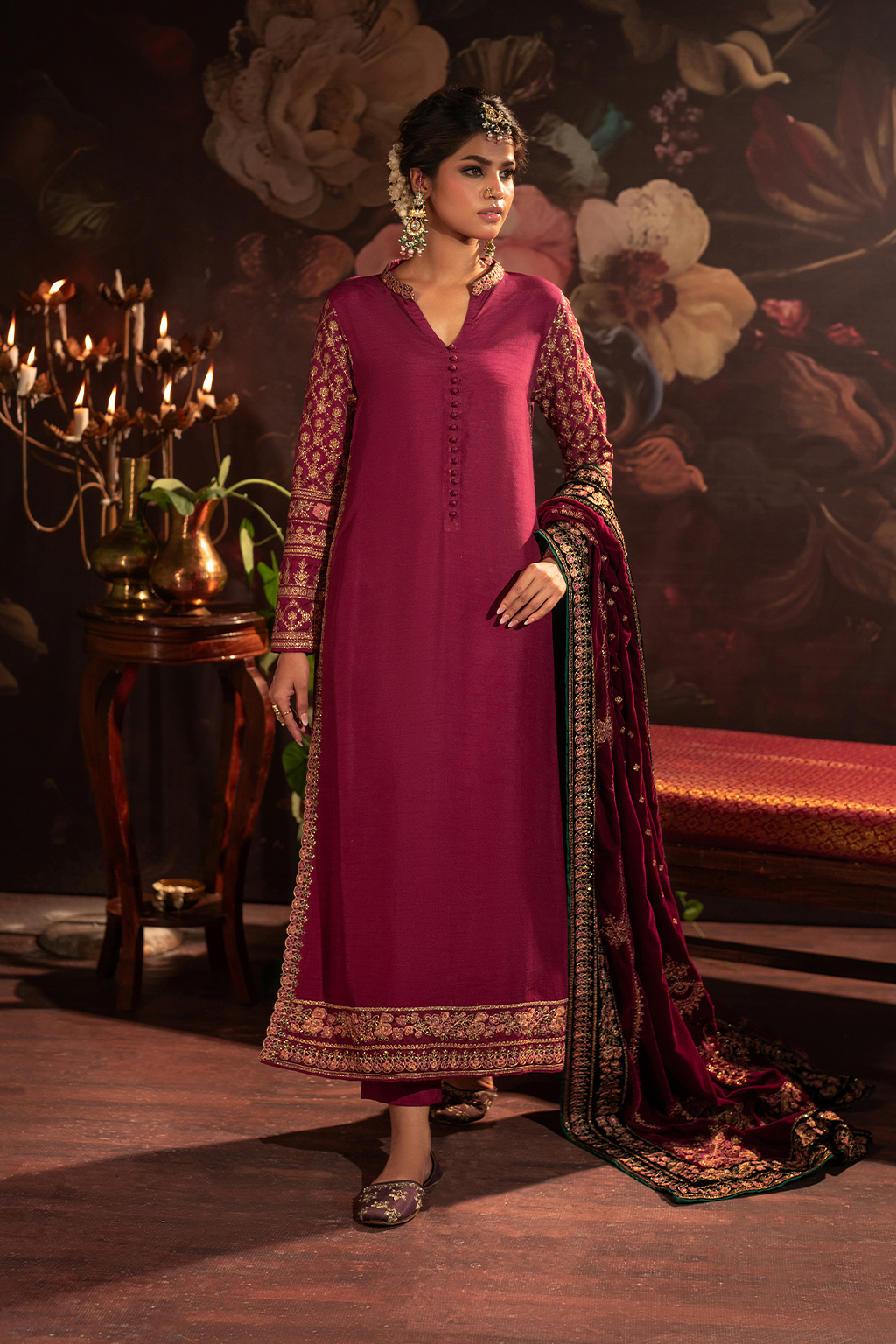 Iznik | Exclusive Velvet | IV-42 by Iznik - Designer Dress - Type: Ladies Clothes - Available at Libayah - 100% Original