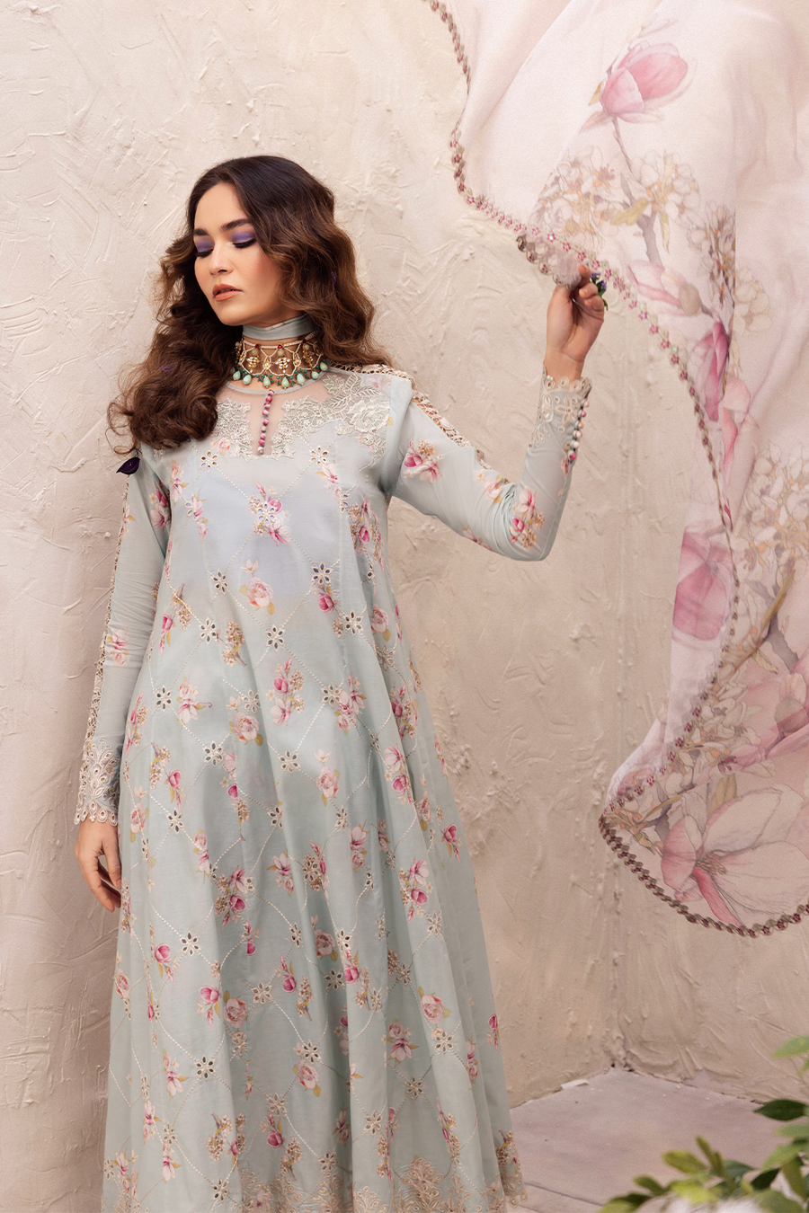 Iznik | Dahlia Embroidered Lawn | DL-10 by Iznik - Designer Dress - Type: Ladies Clothes - Available at Libayah - 100% Original