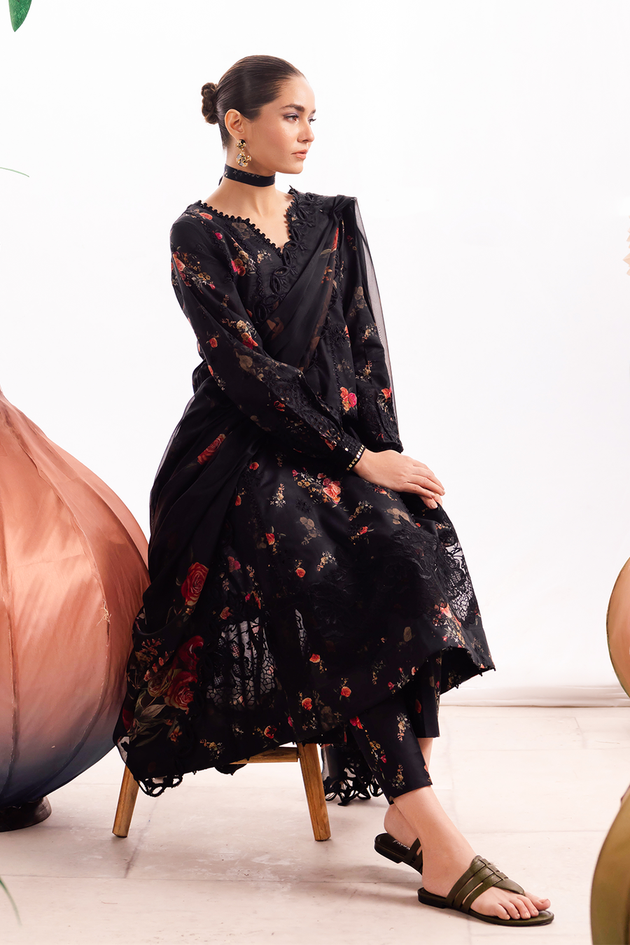 Iznik | Dahlia Embroidered Lawn | DL-08 by Iznik - Designer Dress - Type: Ladies Clothes - Available at Libayah - 100% Original