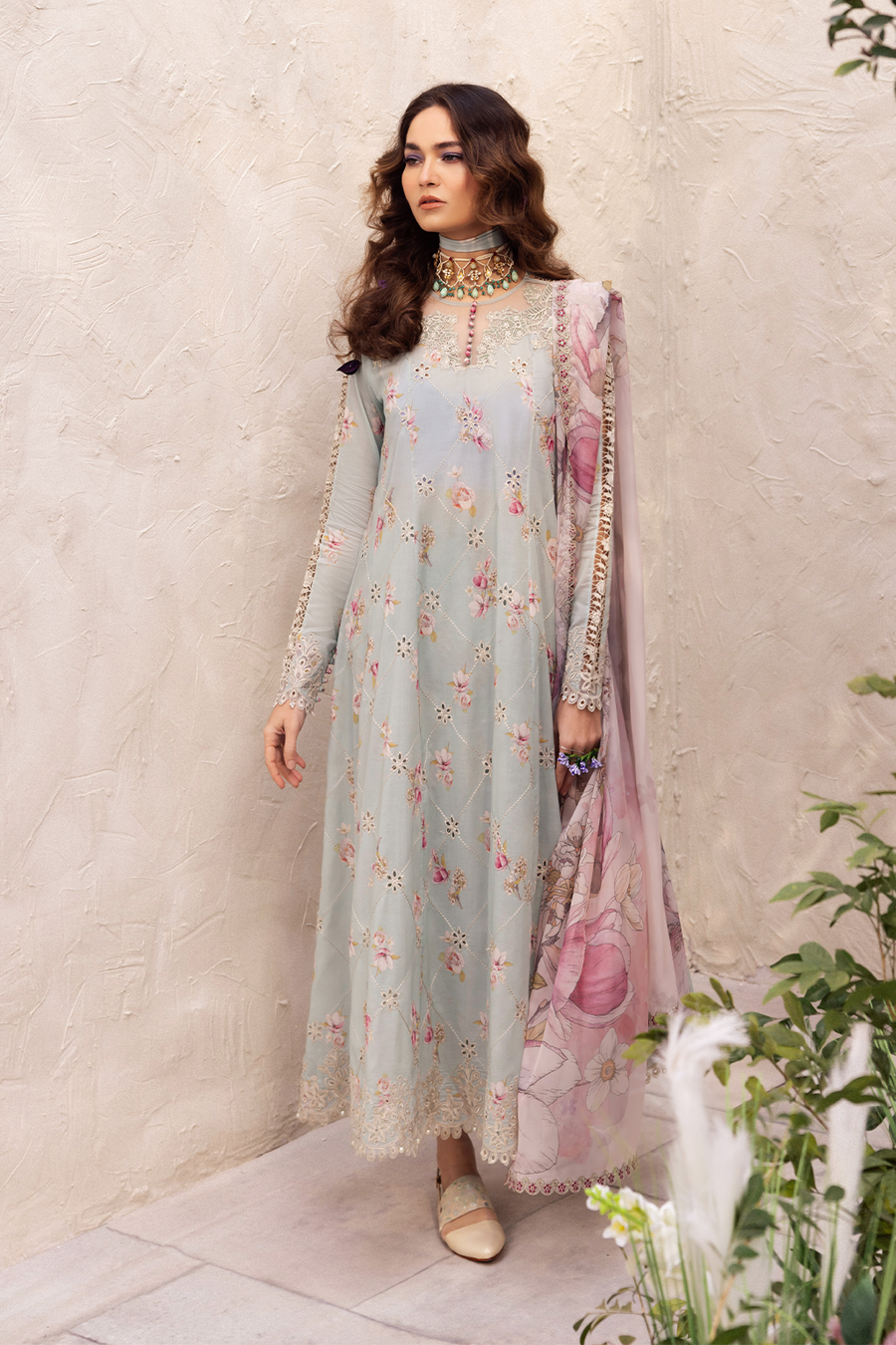 Iznik | Dahlia Embroidered Lawn | DL-10 by Iznik - Designer Dress - Type: Ladies Clothes - Available at Libayah - 100% Original