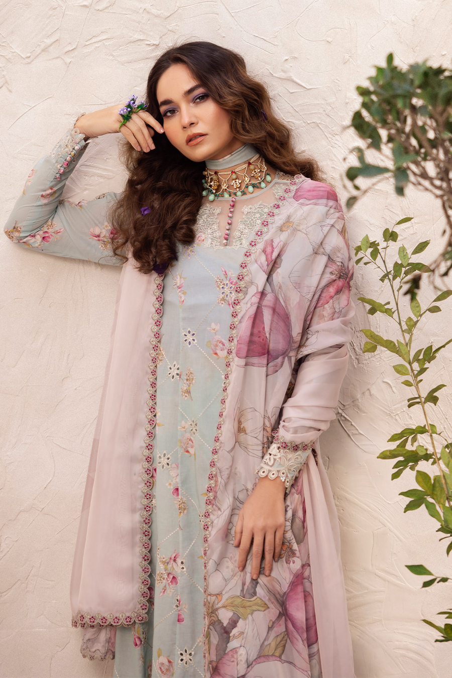 Iznik | Dahlia Embroidered Lawn | DL-10 by Iznik - Designer Dress - Type: Ladies Clothes - Available at Libayah - 100% Original