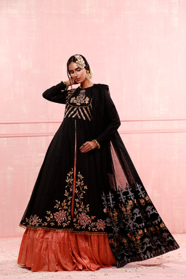 Wahajmkhan | Festive Fiesta Formals | THE RUSTIC NIGHT by Wahaj M.Khan - Designer Dress - Type: Ladies Clothes - Available at Libayah - 100% Original