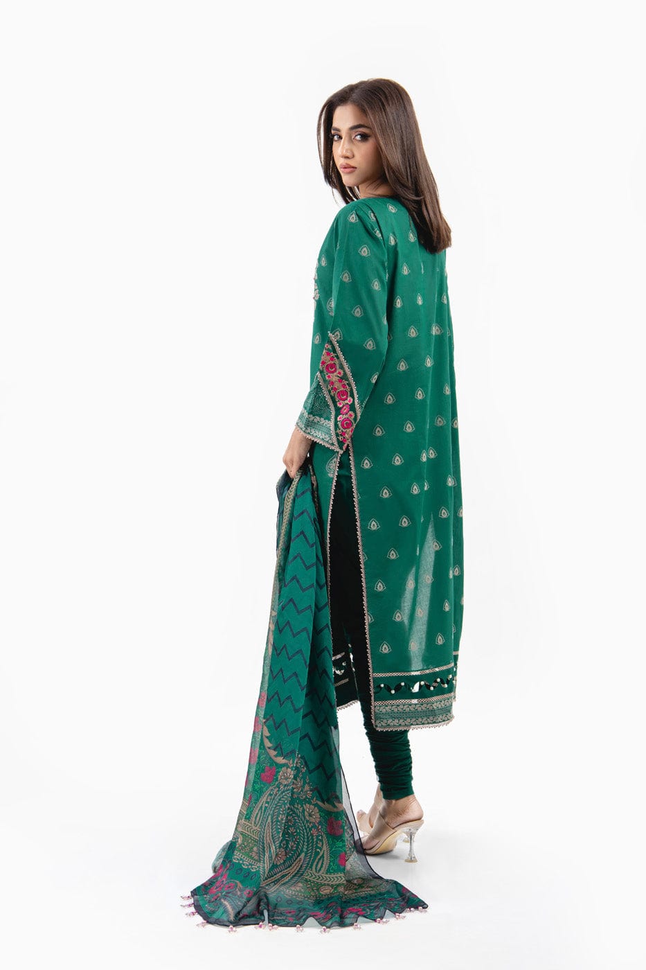 Alkaram | Puff Capsule | JC-03-24-Sea Green by Alkaram - Designer Dress - Type: Luxury - Available at Libayah - 100% Original